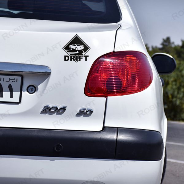 استیکر (برچسب) ماشین طرح Drift