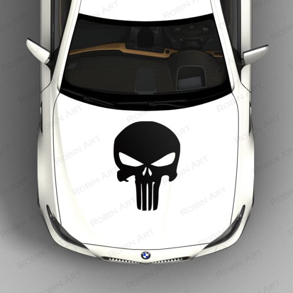 استیکر (برچسب) ماشین طرح Punisher2